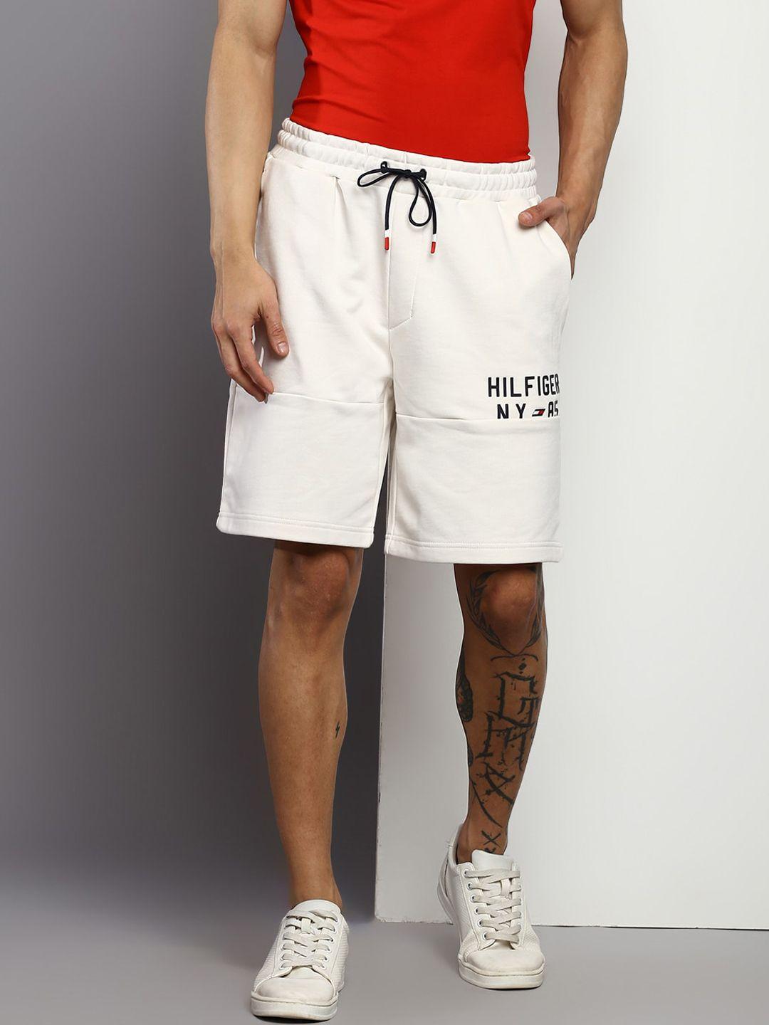 tommy hilfiger men cotton mid-rise shorts