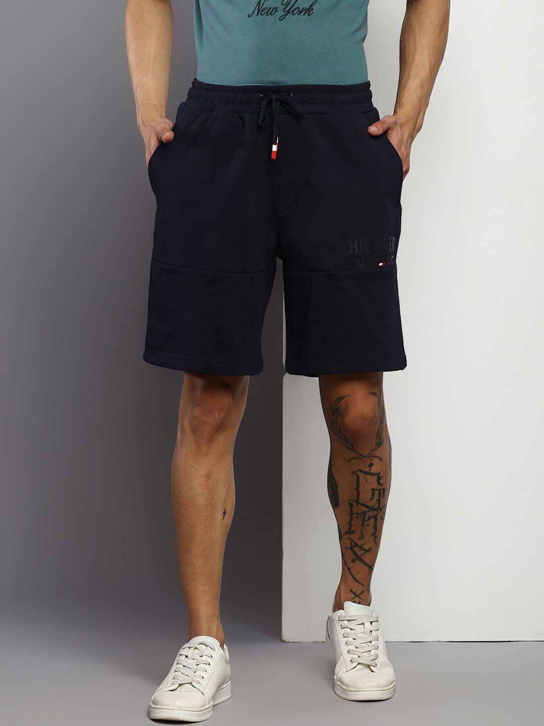 tommy hilfiger men cotton mid-rise shorts