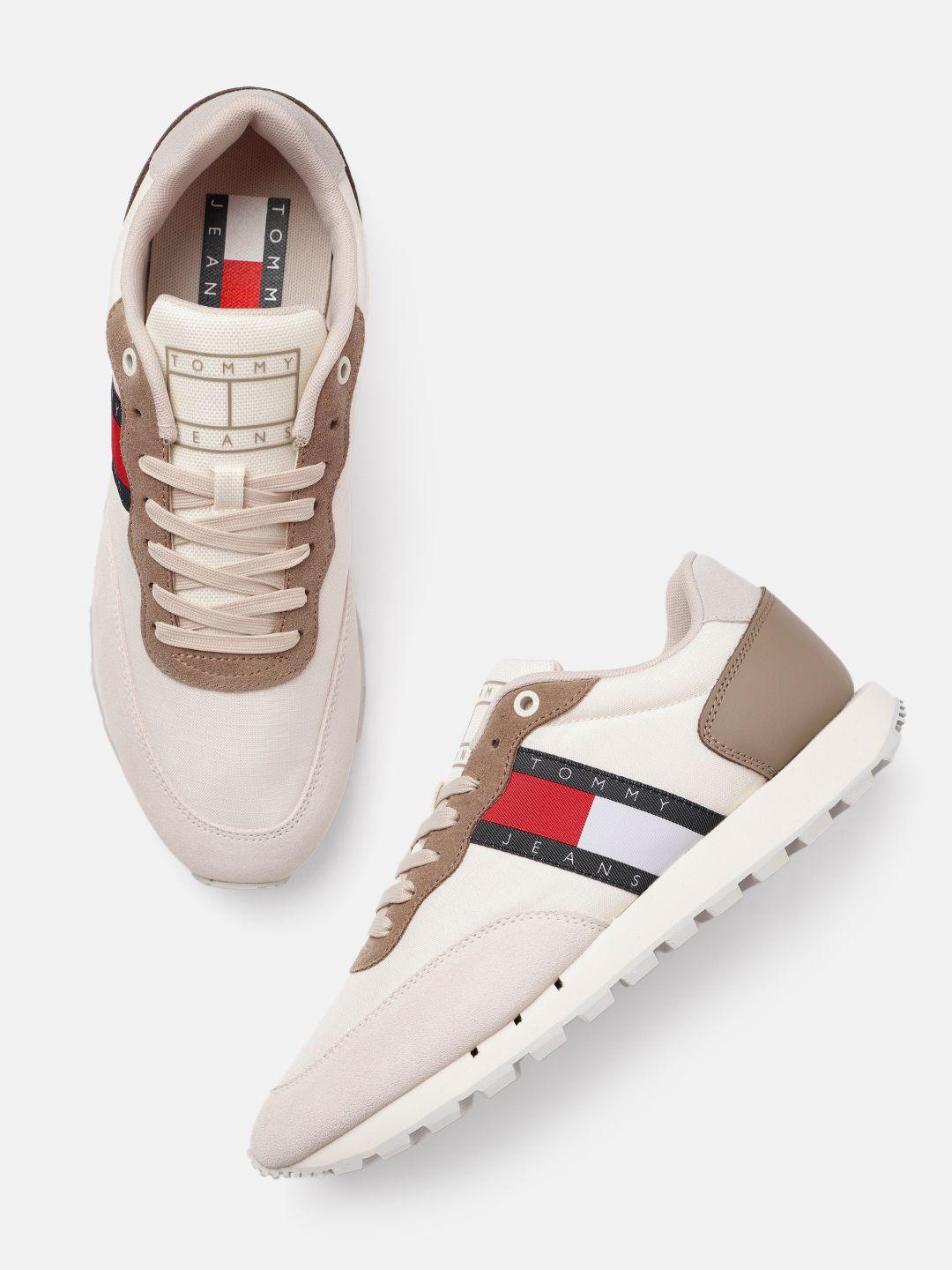 tommy hilfiger men leather sneakers