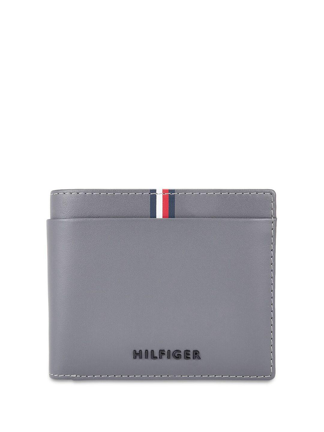 tommy hilfiger men leather two fold wallet