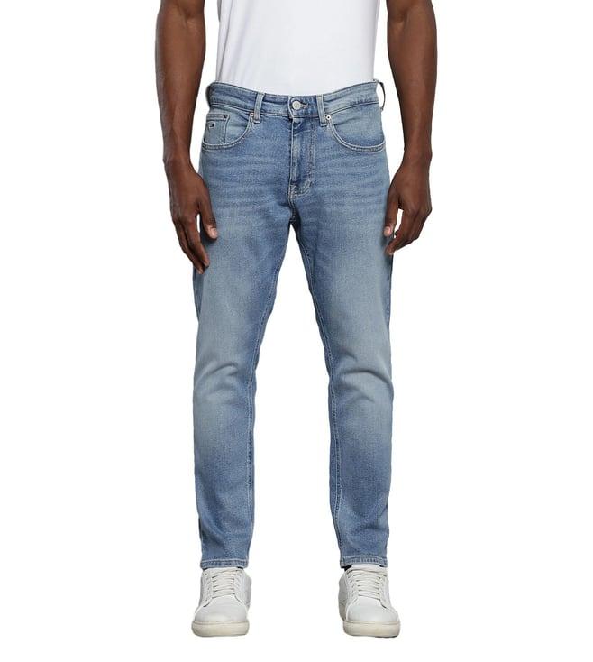 tommy hilfiger men light solid austin jeans