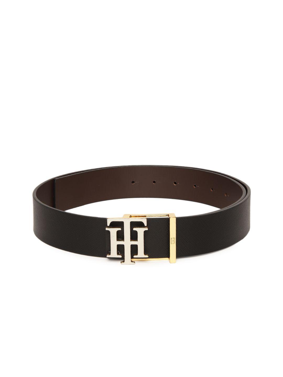 tommy hilfiger men reversible leather belt