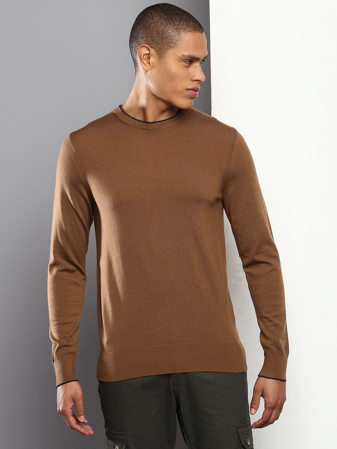 tommy hilfiger men solid pullover