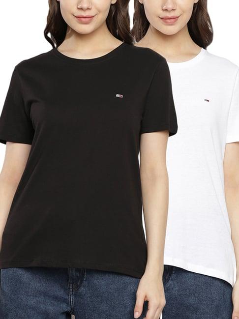 tommy hilfiger multi slim fit t-shirt - pack of 2