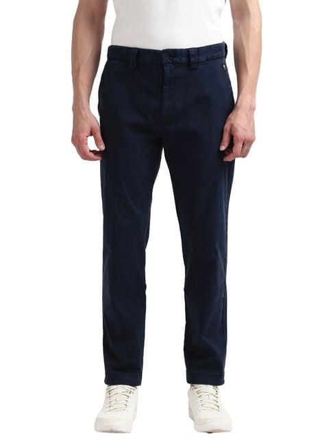 tommy hilfiger navy regular fit chinos