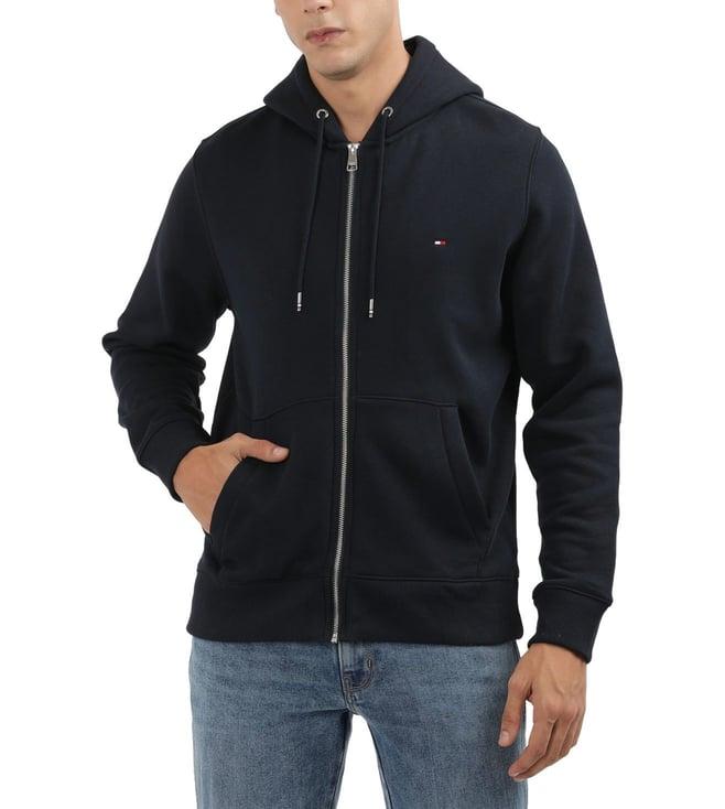 tommy hilfiger navy regular fit hoodie