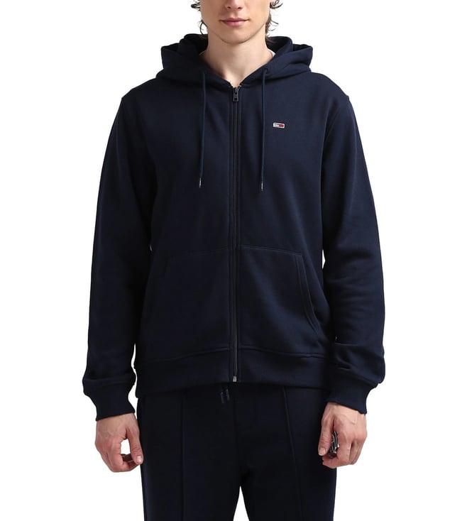 tommy hilfiger navy regular fit hoodie