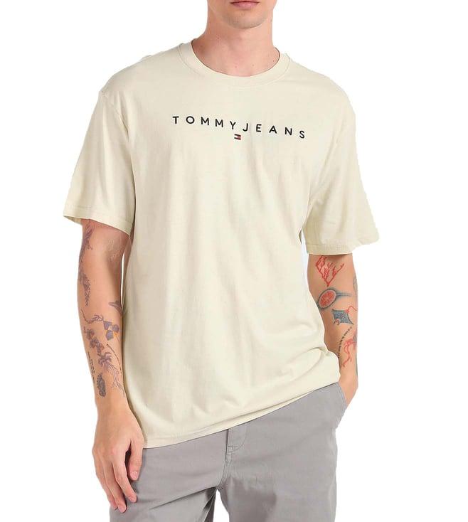 tommy hilfiger newsprint embroidery regular fit t-shirt