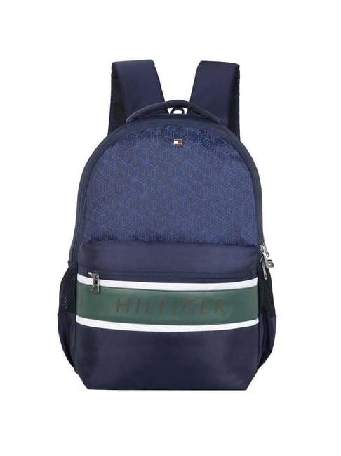 tommy hilfiger ottoman 24 ltrs navy large laptop backpack