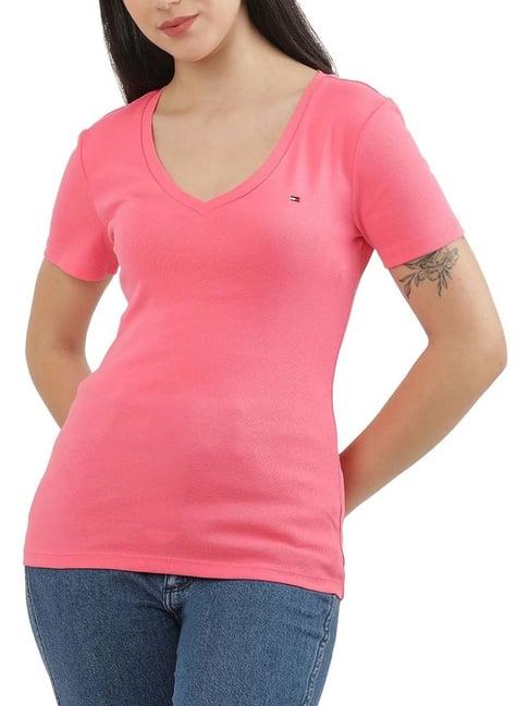 tommy hilfiger pink regular fit t-shirt