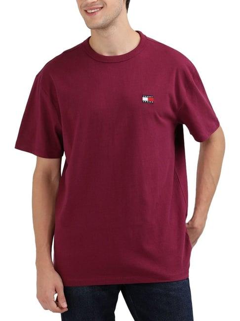 tommy hilfiger purple regular fit t-shirt