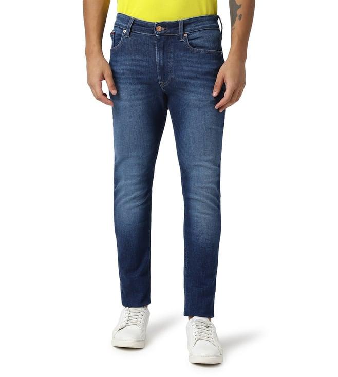 tommy hilfiger skinny fit denim dark jeans