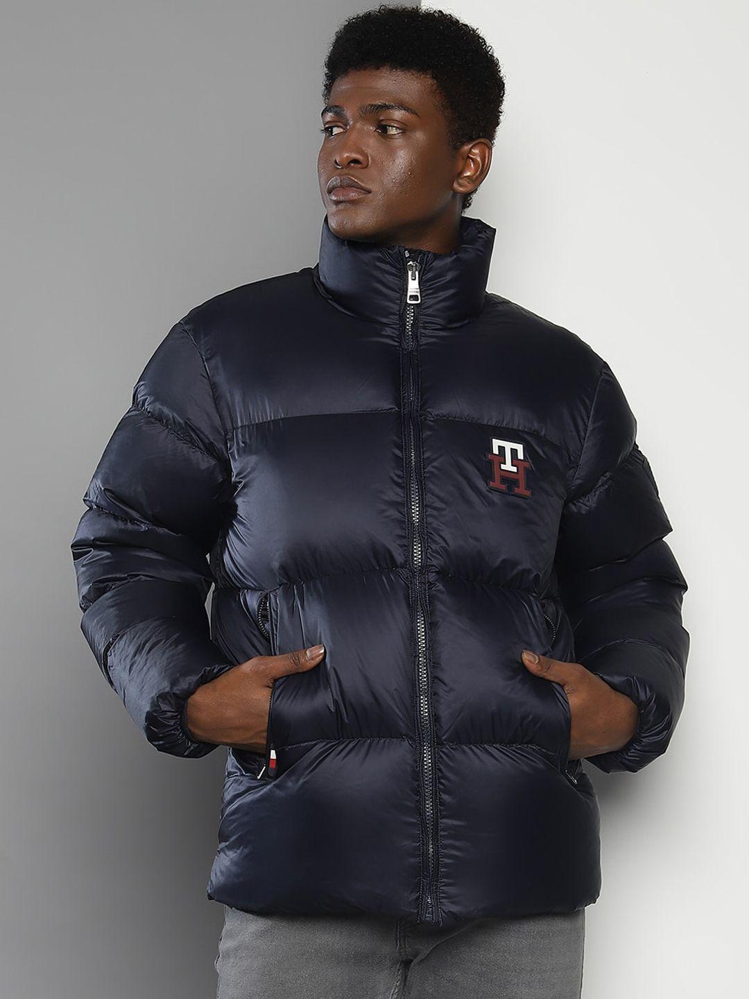 tommy hilfiger stand collar puffer jacket