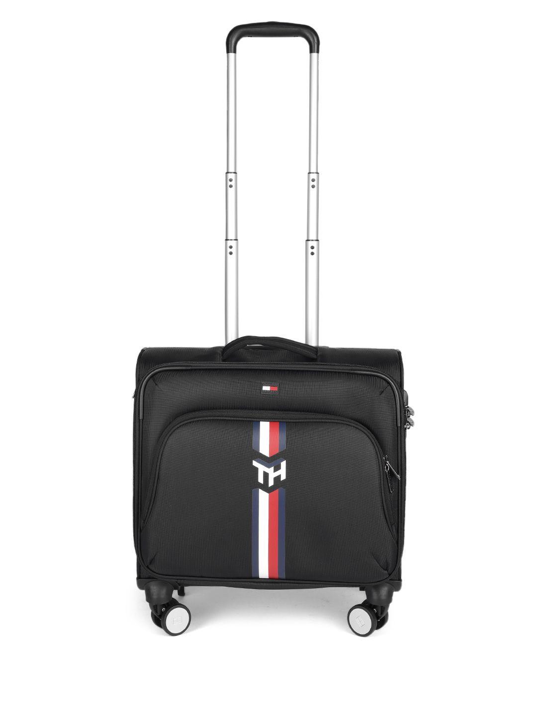 tommy hilfiger striped cabin trolley bag - 29 l