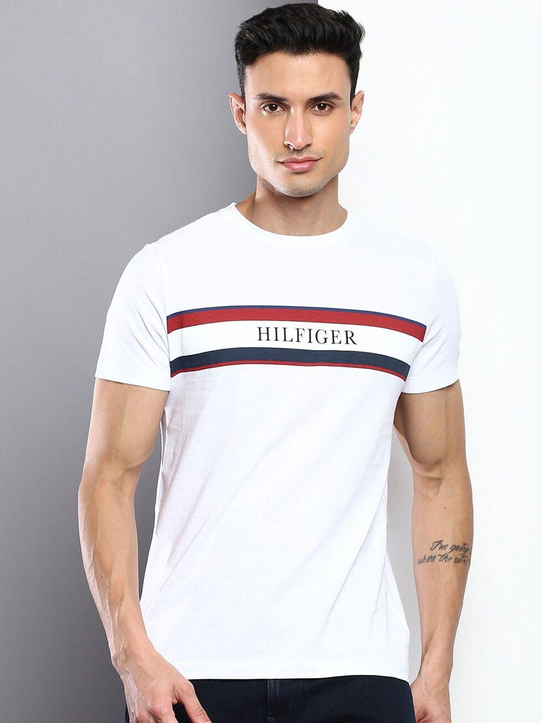 tommy hilfiger striped slim fit cotton t-shirt