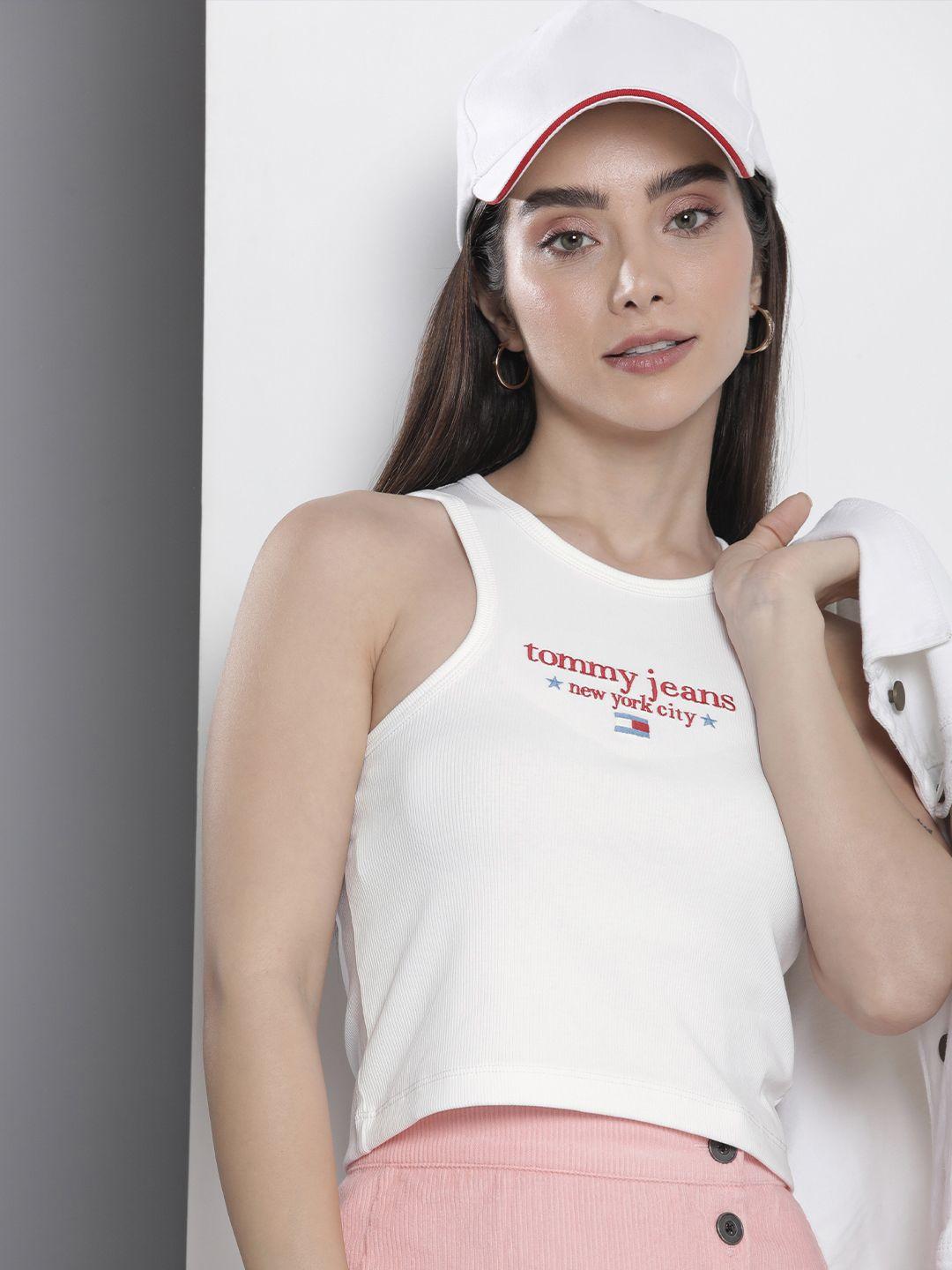 tommy hilfiger tank crop top