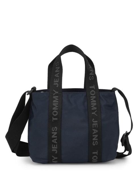 tommy hilfiger twilight navy medium bowler bag