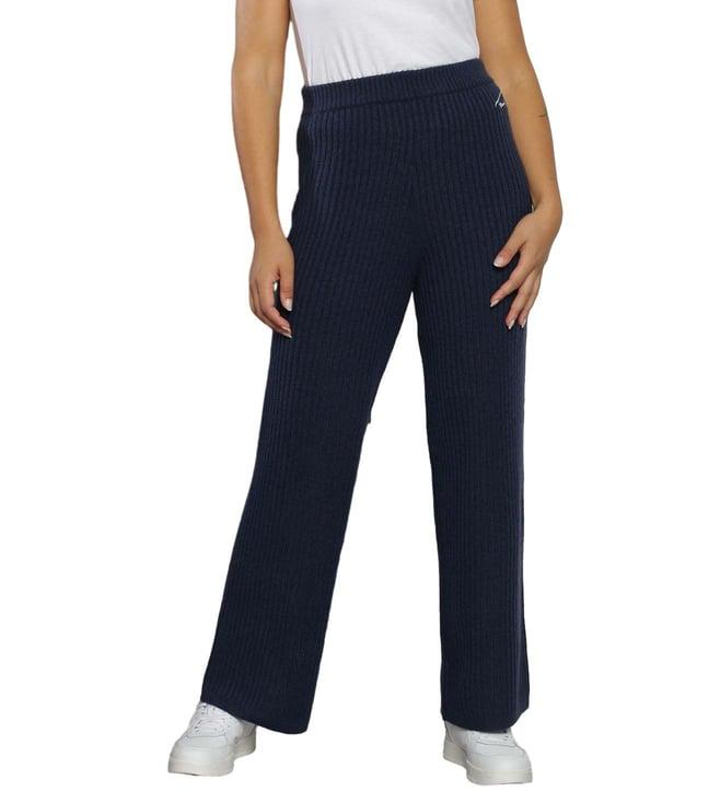 tommy hilfiger twilight navy self relaxed fit trackpants