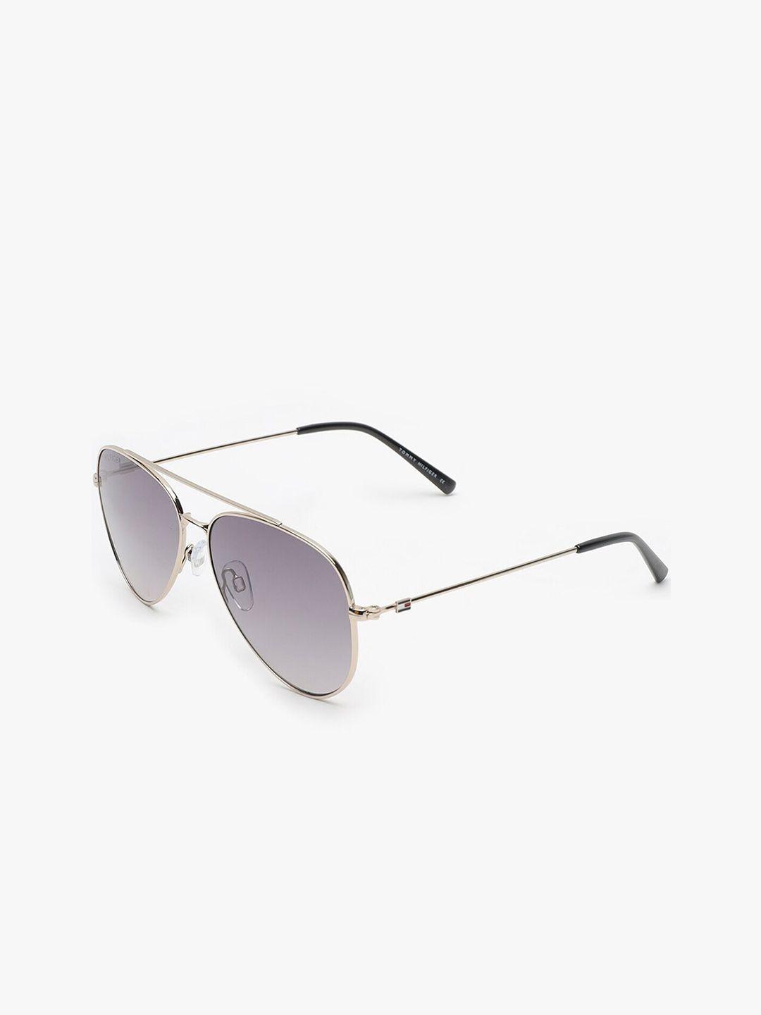 tommy hilfiger unisex aviator sunglasses with uv protected lens