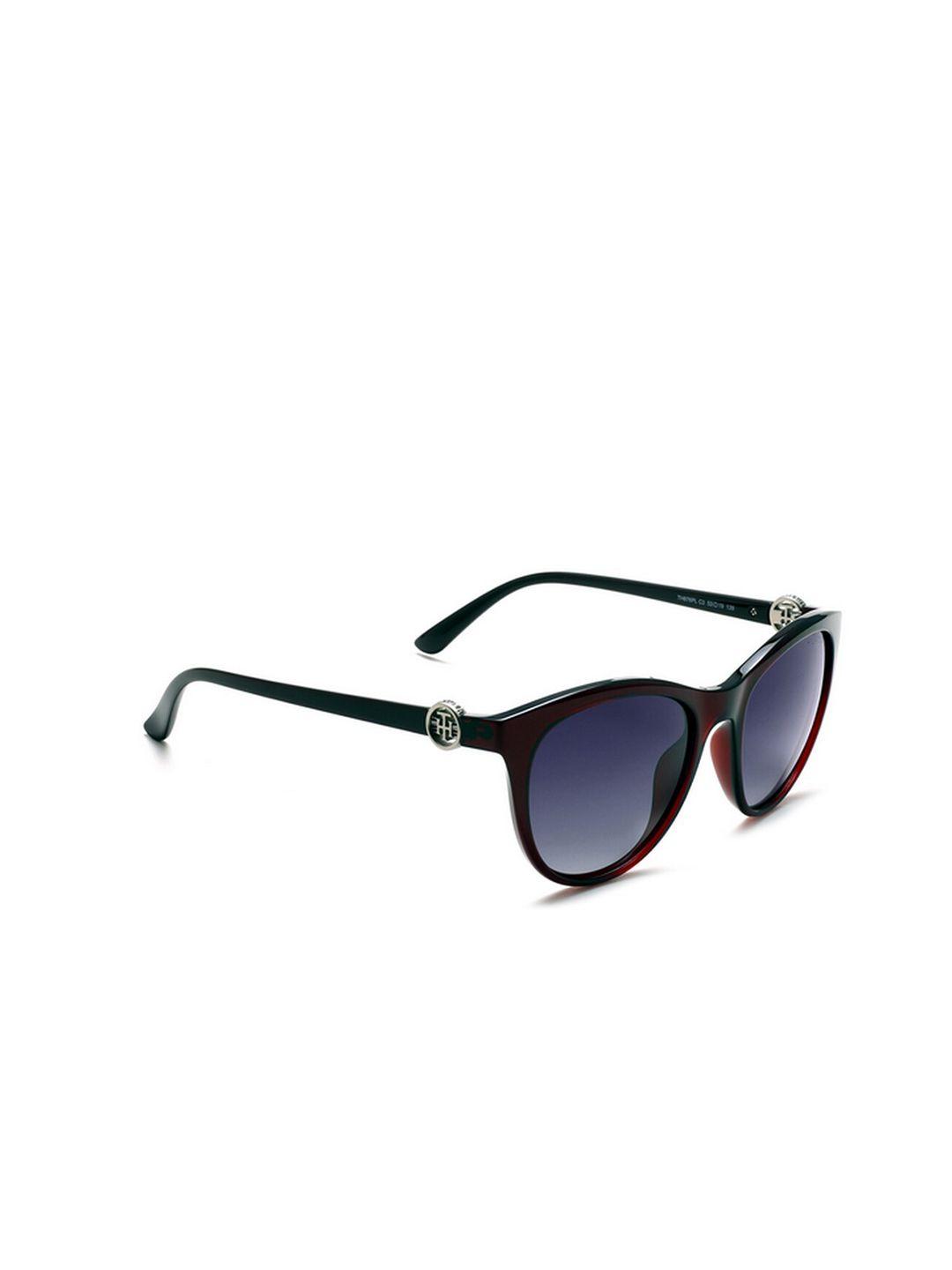 tommy hilfiger unisex cateye sunglasses with polarised & uv protected lens th 876pl c3 s