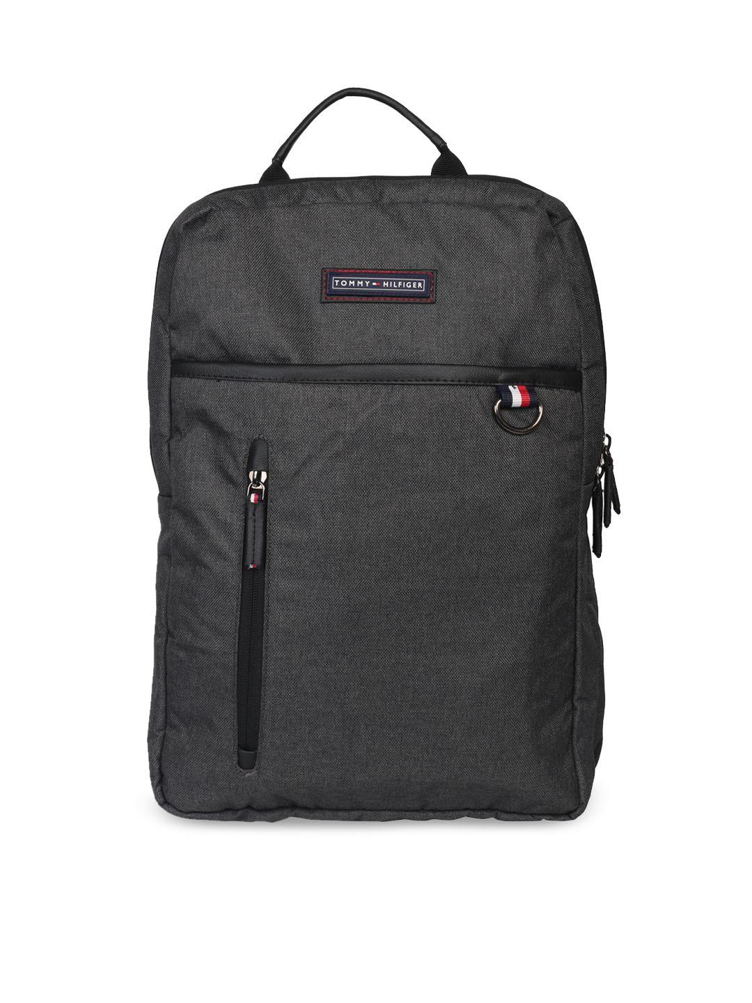 tommy hilfiger unisex grey solid backpack