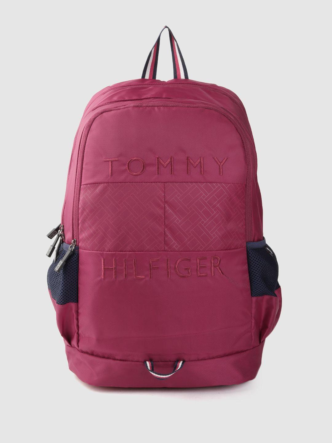 tommy hilfiger unisex typography embroidered backpack