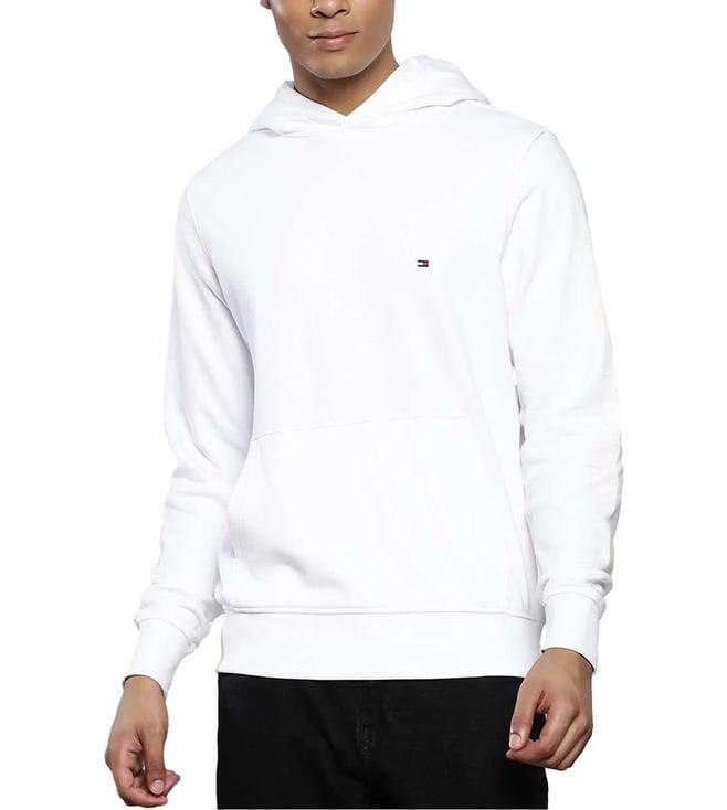 tommy hilfiger white regular fit hoodie