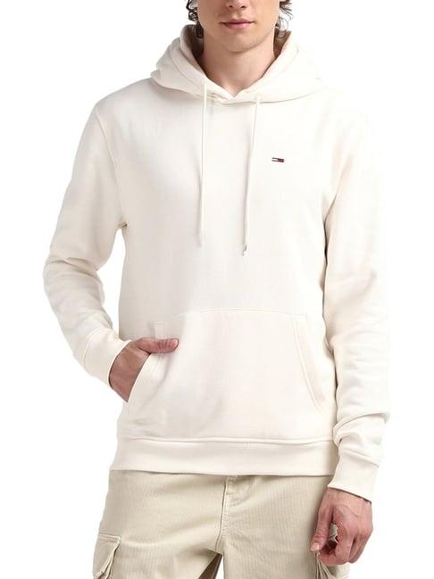 tommy hilfiger white regular fit hoodie