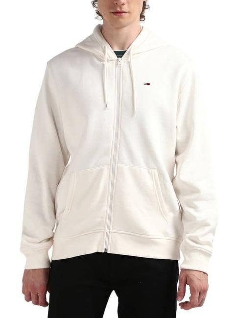 tommy hilfiger white regular fit hoodie