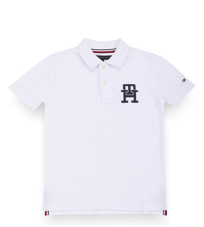 tommy hilfiger white regular fit polo t-shirt