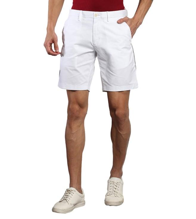 tommy hilfiger white regular fit shorts