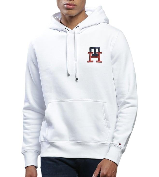 tommy hilfiger white regular fit sweater