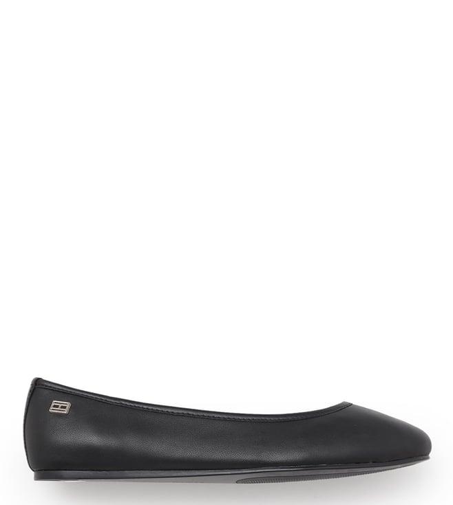 tommy hilfiger women's black ballerinas