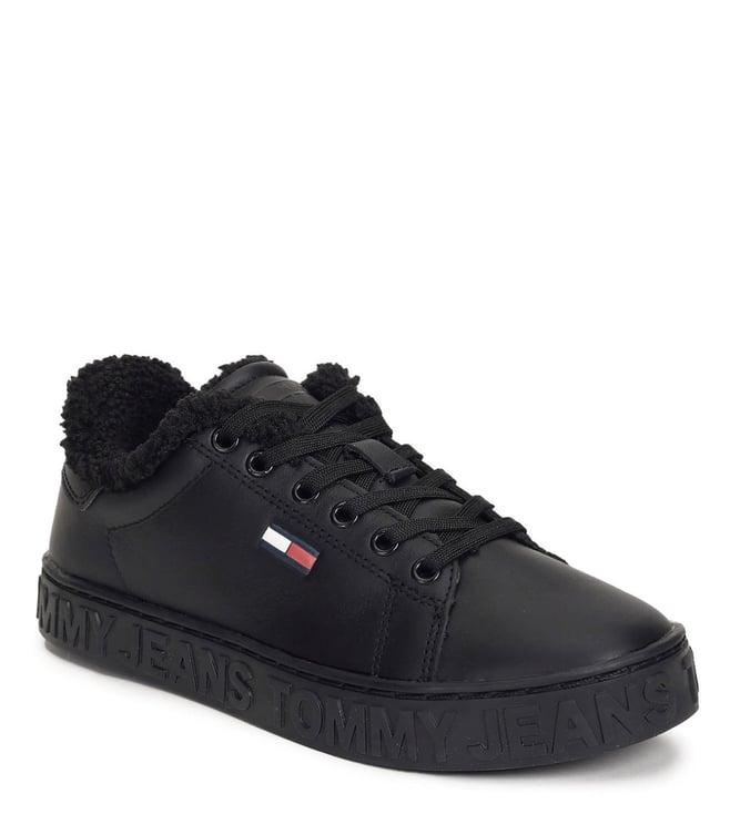 tommy hilfiger women's black sneakers