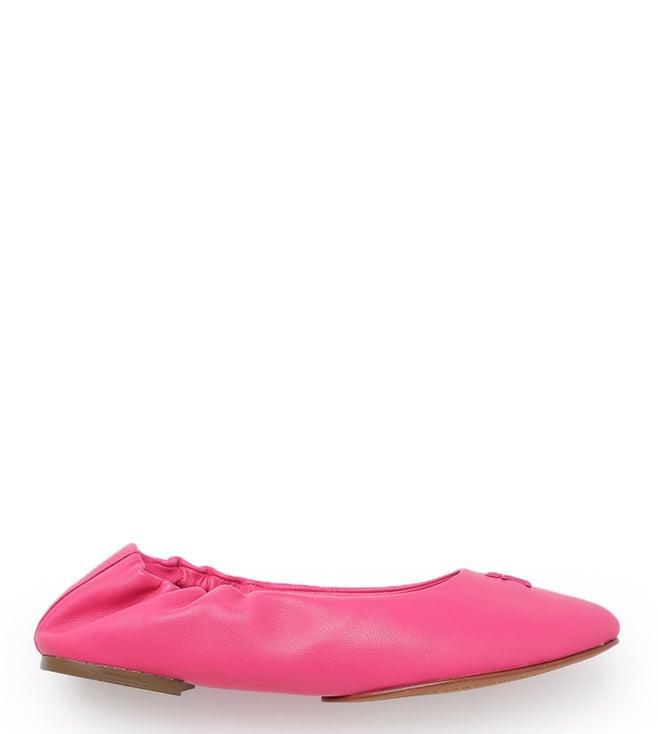 tommy hilfiger women's bright cerise pink ballerinas