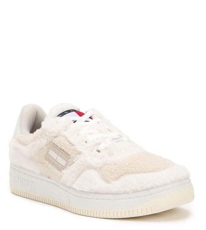 tommy hilfiger women's ecru & bleached stone sneakers