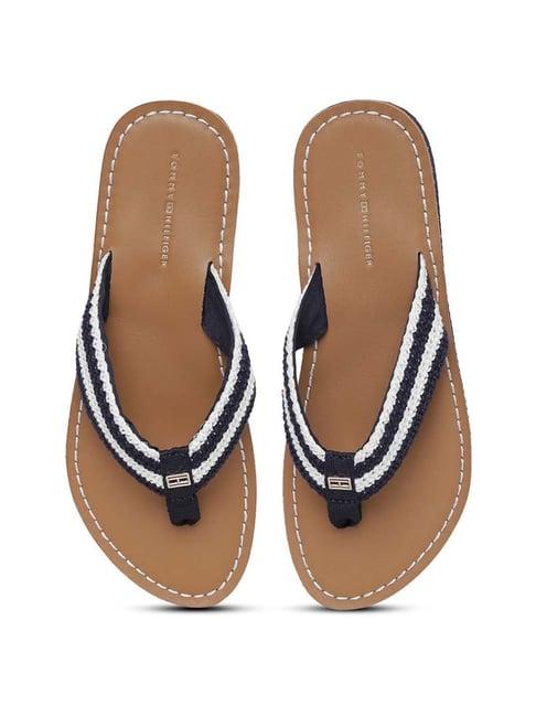 tommy hilfiger women's multicolor flip flops