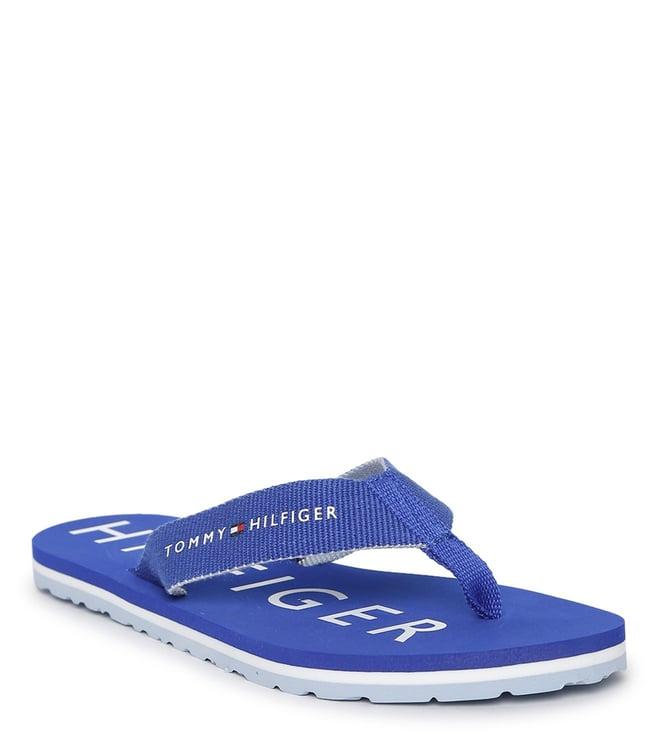 tommy hilfiger women's ultra blue flip flops