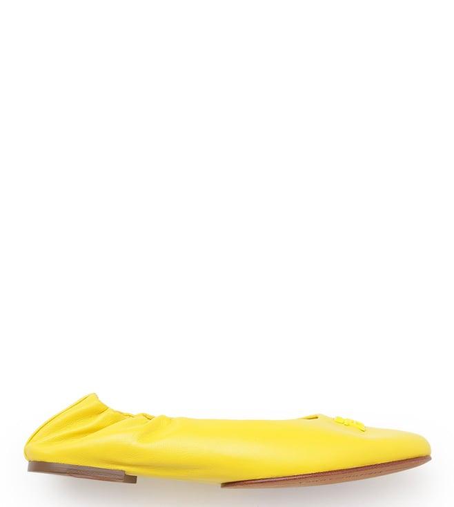 tommy hilfiger women's vivid yellow ballerinas