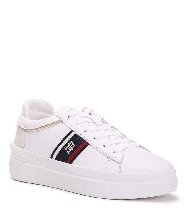 tommy hilfiger women's white sneakers