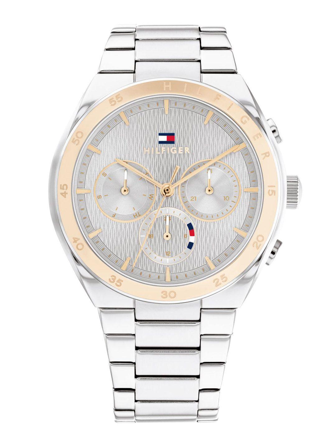 tommy hilfiger women dial & stainless steel bracelet style straps analogue watch th1782574