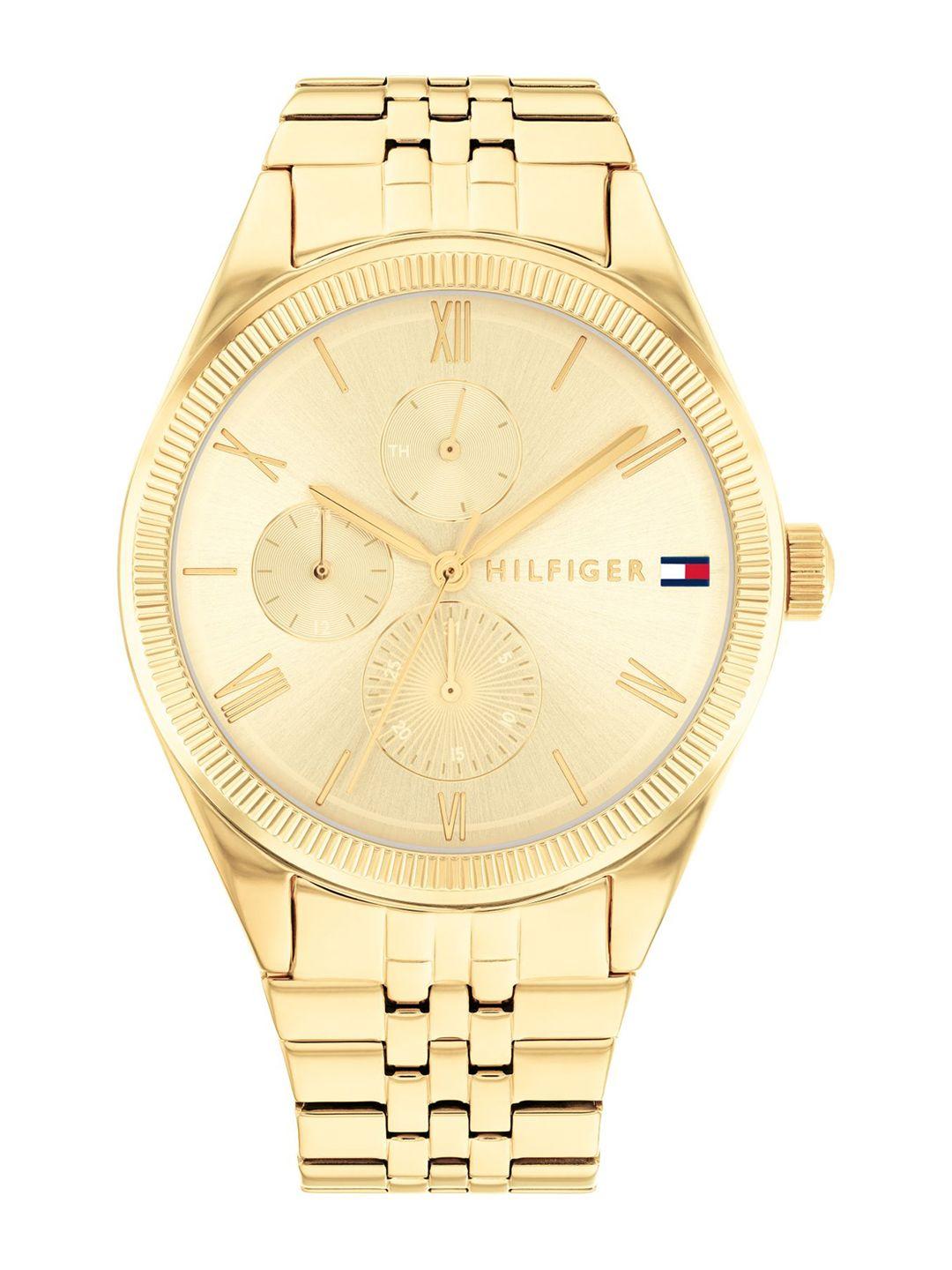 tommy hilfiger women dial & stainless steel bracelet style straps analogue watch th1782592