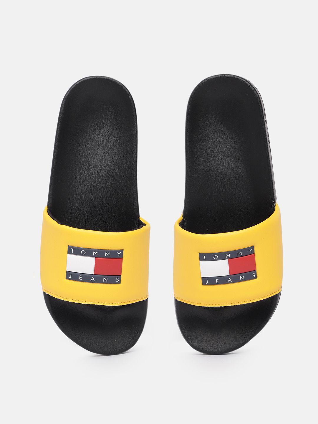 tommy hilfiger women printed sliders