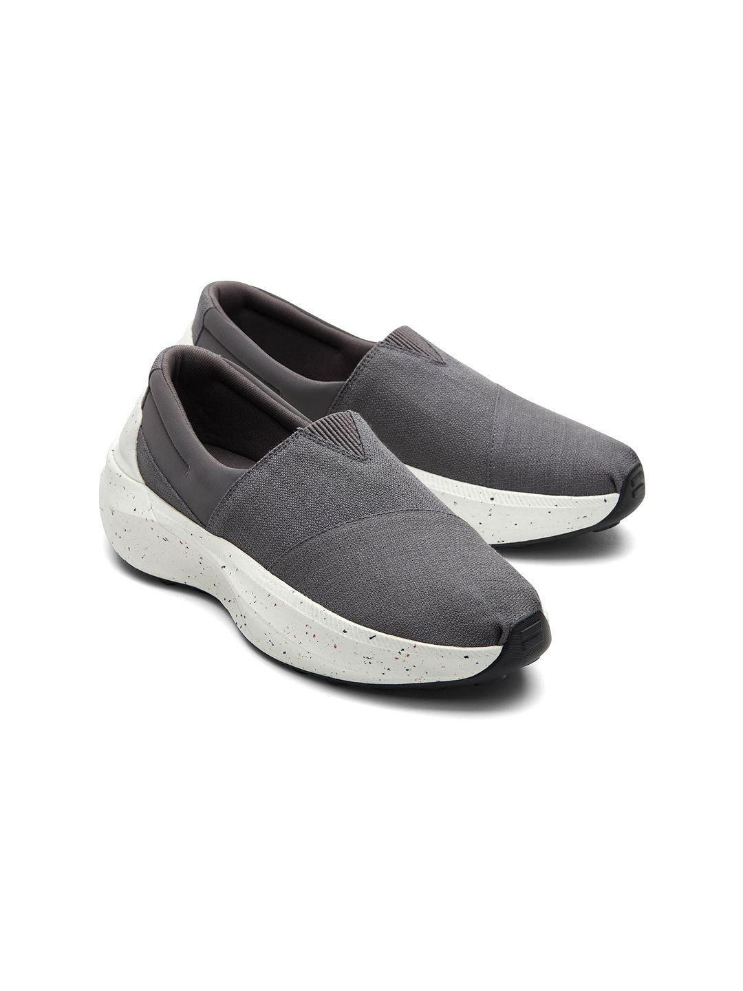 toms women charcoal grey contrast sole slip-on sneakers