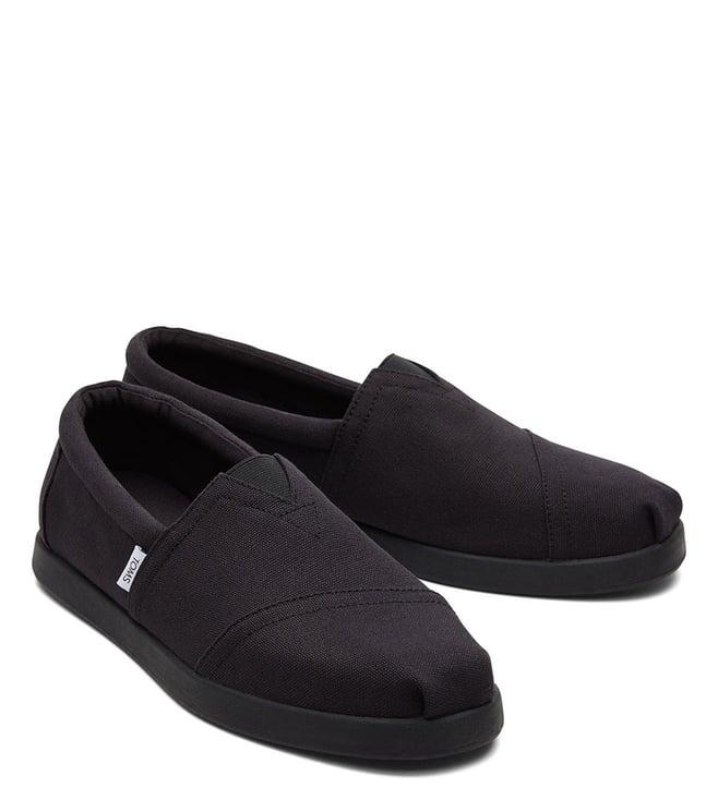 toms men's alp fwd black slip on sneakers