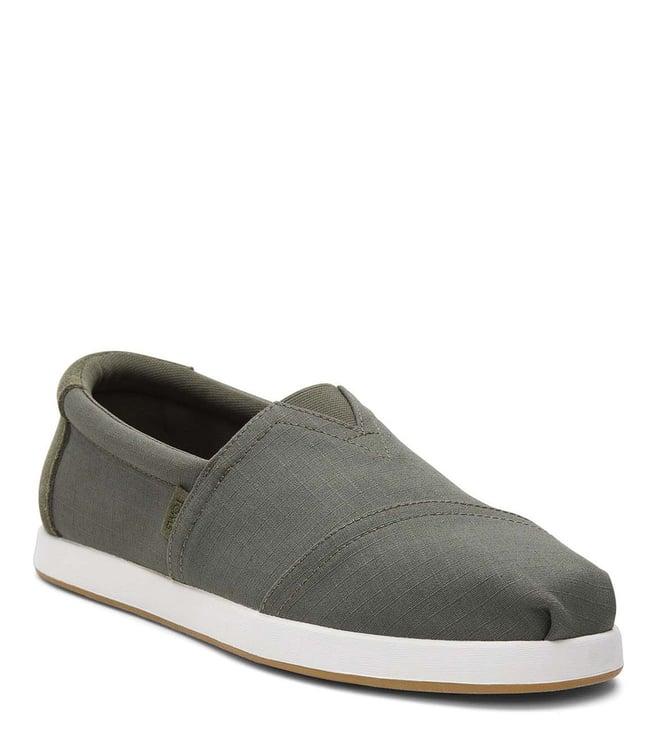 toms men's alp fwd green slip on sneakers