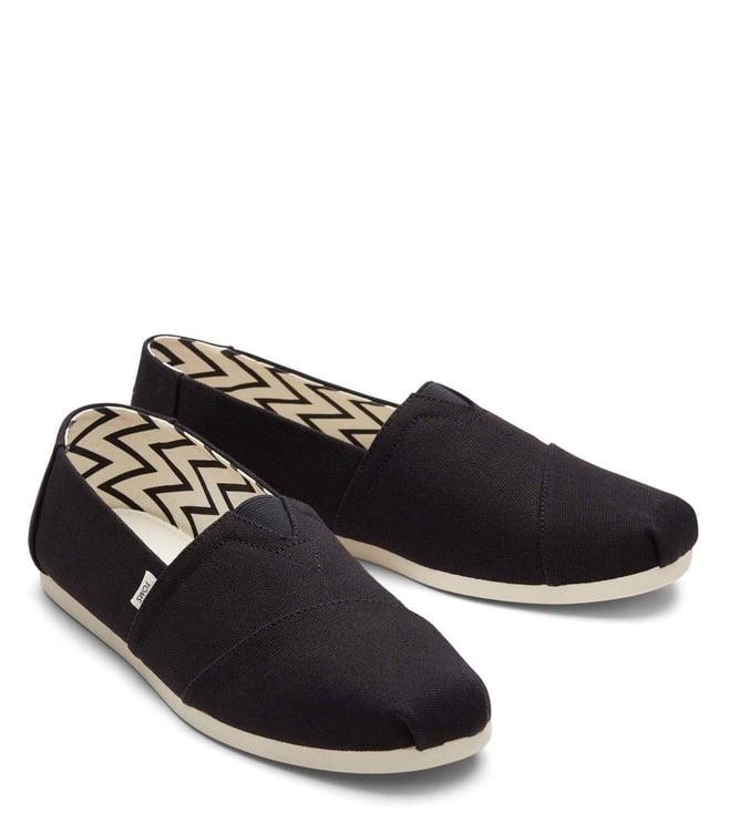 toms men's alpargata black shoes