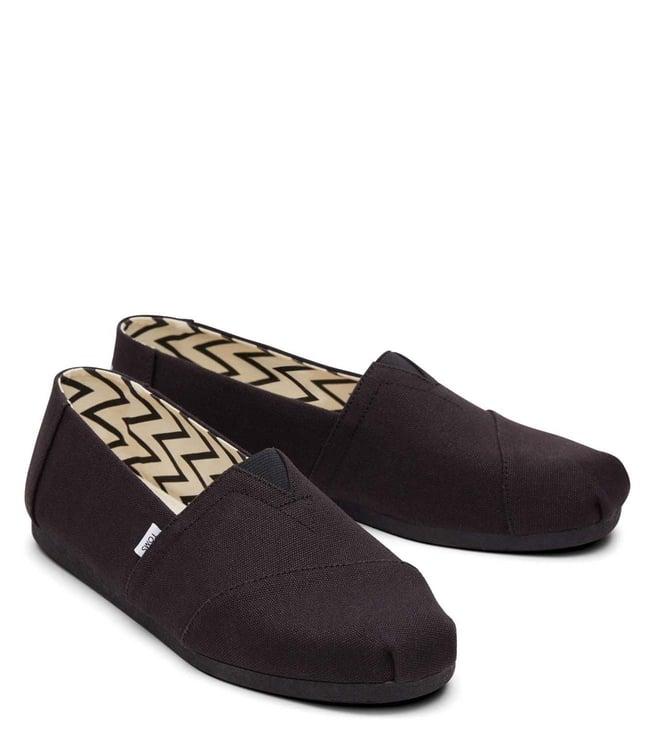 toms men's alpargata black shoes