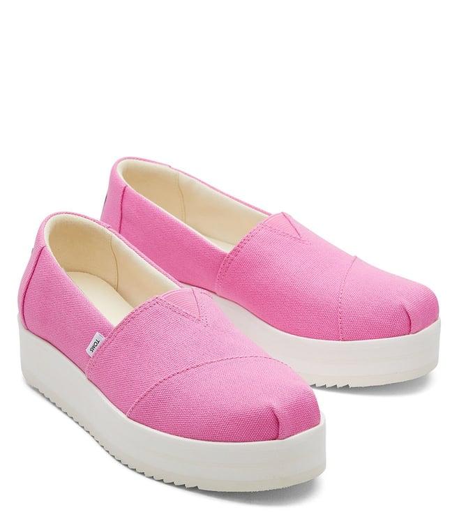 toms women's alp midform pink plimsoll sneakers