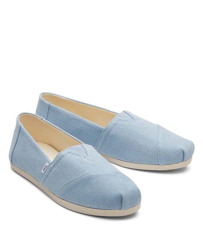 toms women's alpargata cloudbound blue slip on sneakers